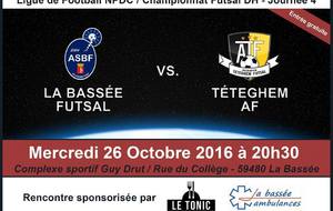 La Bassée Futsal vs Téteghem AF