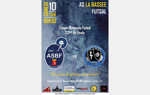 Coupe Nationale Futsal 32ème de Finale